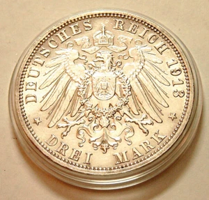 3 RM 1913 E 100 Jahre Völkerschlacht Leipzig Denkmal Silber stgl unc - Bild 1 von 2