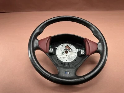 Volante BMW E36 Z3M M3 325I 328I M-Sport cuero negro fabricante de equipos originales 68 k millas Foto 1 de 4
