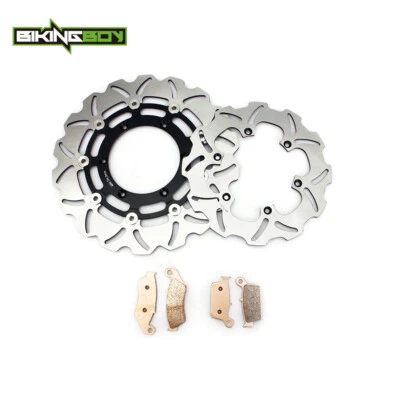 Juego de pastillas rotores discos de freno delanteros traseros DRZ400SM DRZ 400 SM 2005-2024 para Suzuki Foto 1 de 4