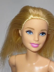 Mattel Barbie Caucasian Blonde Hair Blue Eyes Nude Doll BHBLE2_D ONE FOUR - Bild 1 von 9