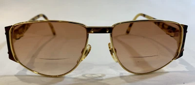 Gafas de sol Givenchy Solaire MOD145 TOR tortuga marco de metal dorado de gran tamaño RX DE COLECCIÓN Foto 1 de 4