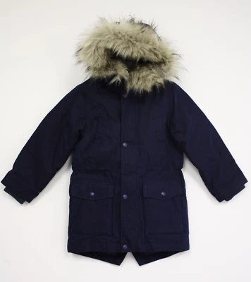 J Crew Crewcuts Boys Jacket Parks Fishtail navy Down Feather Fill - Image 1 of 4