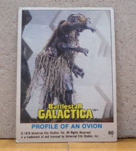 CYLON LASER RIFLE DAMAGED BATTLESTAR GALACTICA TRADING CARD PROFILE OF AN OVION - Picture 1 of 2