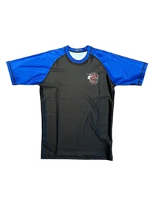 Gitana Medallion Premium Ranked Rashguard Compression Blue Size Medium - Bild 1 von 2