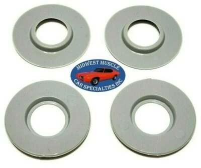 54-81 GM Door Panel Washers Interior Door Window Vent Crank Handle Gray 4pcs RQ - Image 1 of 4