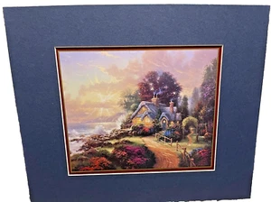 Thomas Kinkade, Painter Of Light, Accent Print Matted 8 1/2"X6 1/2" No Frame # 2 - Picture 1 of 4