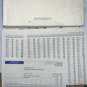 ESTATE OF JACQUELINE KENNEDY ONASSIS JFK Sotheby’s NY Auction Catalog Book 1996 - Picture 1 of 6