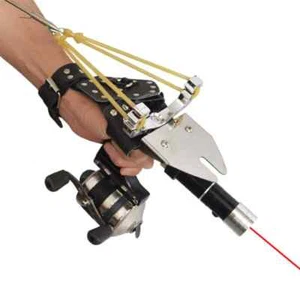 Strong Slingshots Shooting Fishing Slingshot Set Bow and Arrow Shooting - Picture 1 of 14