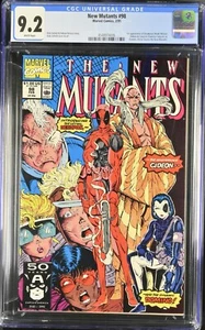 New Mutants #98 2/91 CGC9.2 4548974006 1st App Deadpool, Gideon, Copycat, Domino - Picture 1 of 2