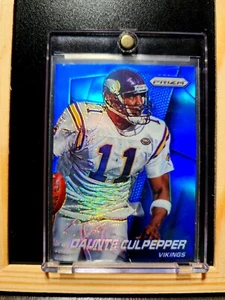 🏈 PRIZM💥BLUE💥REFRACTOR💥MINT💥INVEST💥DAUNTE CULPERPPER🔥VIKINGS🔥 - Bild 1 von 1