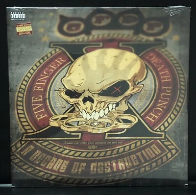 Five Finger Death Punch ~A Decade Of Destruction~ Vinyl 2LP Ltd Red 200 Copies - Image 1 of 4