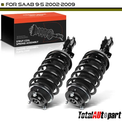 2x Amortiguador para Saab 9-5 2002-2009 L4 2.3L V6 3.0L tracción delantera izquierda y derecha Foto 1 de 4