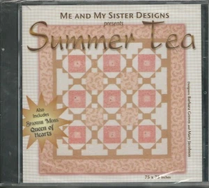Summer Tea, Spanish Moss & Queen of Heart Pattern by My Sister Designs on CD NEW - Picture 1 of 2