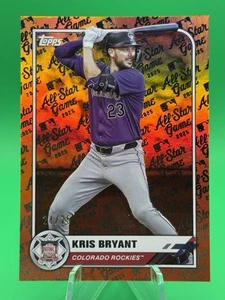 2025 Topps Allstar Game 61 Kris Bryant Orange Foil /25 - Picture 1 of 3
