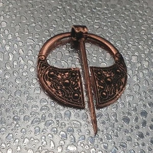 Broche Vikingo Vintage Metal Hebilla Pin Creativo Adorno Vikingo 1.5" Cobre - Imagen 1 de 2