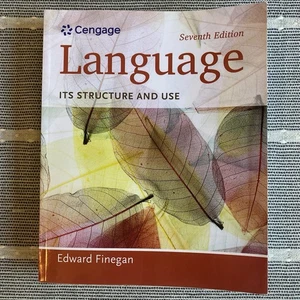 Language : Its Structure and Use 7th ed. - Edward Finegan (2015, PB) - GOOD 7e - Picture 1 of 19