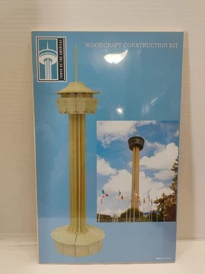  Tower Of The Americas Wood Construction Kit New - Image 1 of 4