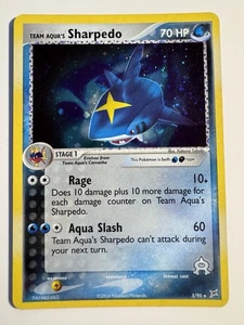 Team Aquas Sharpedo Cosmos Holo 5/95 Team Magma Vs Team Aqua - Picture 1 of 2
