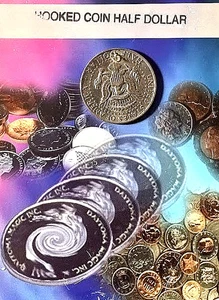 HOOKED HALF DOLLAR - Half Dollar Appears and Disappears at Your Command! WATCH - Picture 1 of 1