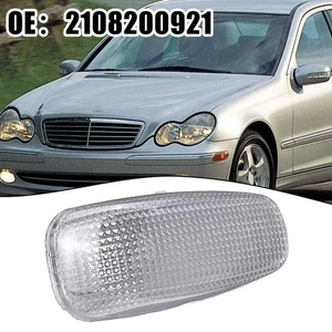 Side Mirror Light Lamp Lens Transparent W210 W202 For Mercedes E-Class - Picture 1 of 12
