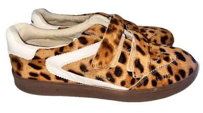 Sam Edelman Talia Slip-on Sneakers Shoes Leopard 🐆 Brahama Hair Leather-9.5 EUC - Image 1 of 4