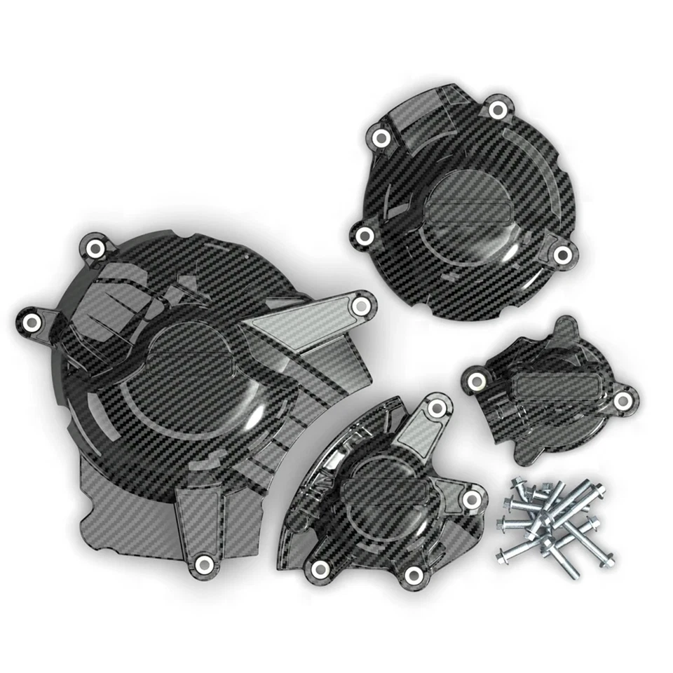 Carbon Pattern Engine Protective Cover For Suzuki GSXR1000 GSXR1000R 2017-2023 Foto 1 de 4