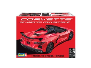 * Revell 14583 1:25 2022 Corvette C8 Hardtop Cabrio Plastik Modellbausatz - Bild 1 von 11