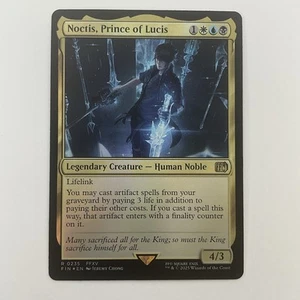 Magic The Gathering Noctis, Prince Of Lucis (0235) *Foil* Base Mythic Final Fantasy MT/NM C Ship - Imagen 1 de 3