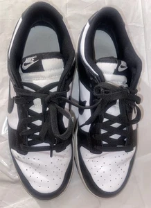 MENS NIKE PANDA DUNK LOW RETRO_WHITE/BLACK-WHITE DD1391-100-SIZE 11.5 - Picture 1 of 8