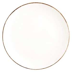 D&V Salt Serena Coupe Plate, 10.75-Inch, Set of 4, White - Picture 1 of 4