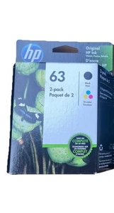 HP 63 Tintenpatronen schwarz und dreifarbig 2er Pack - Bild 1 von 1