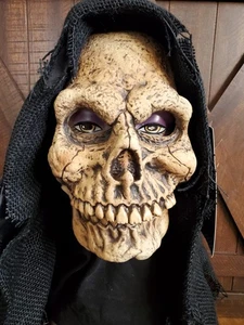 Sensenmann Halloween Maske Tod Totenkopf Maske beweglicher Kiefer NEU von Zagone Studios Adu - Bild 1 von 24