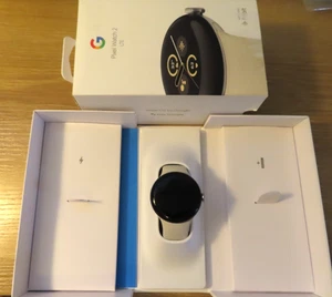 Google Pixel Watch 2 2nd gen GPS & LTE Cellular Silver (Unlocked) New condition - Picture 1 of 5