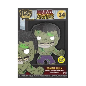 Loungefly GROUP POP! Large Enamel Pin MARVEL: ZOMBIE HULK - Hulk - Marvel Zombie - Picture 1 of 5