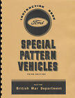 Canadian Ford Special Pattern Trucks Manual ~ Instruction Book ~ WWII ~ Reprnt