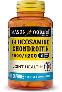 Mason Natural Glucosamine Chondroitin 1500/1200, 60 Capsules 311845130358VL - Picture 1 of 3