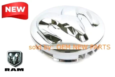 2013-2024 Dodge Ram 1500 Chrome Center Cap OEM P/N 1LB72TRMAB (only 1) - Image 1 of 4