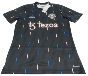 Adidas Aeroready Men's Slim FIt Manchester United FC Pre Match Shirt Jersey M - Picture 1 of 3