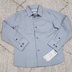 Calvin Klein Boy's Size 6 button down Shirt Long Sleeve Preppy Formal Party - Picture 1 of 9