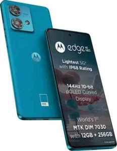 MOTOROLA Edge 40 Neo 5G Blue 128 GB 8 GB RAM 6.55" 50MP Global Version. - Picture 1 of 4