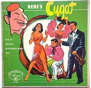 ORIGINAL VINTAGE 1950s "HERE'S (XAVIER) CUGAT" MERCURY RECORDS 7" VINYL 45rpm EP - Imagen 1 de 2