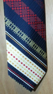 Corbata de cuello vintage Madison Collection de Danbury 55" para hombre multicolor 3,5" de ancho Foto 1 de 3