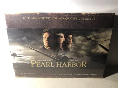 Pearl Harbor (2001) VHS NEW Sealed 60th Anniversary Commemorative Gift Set - Image 1 of 4