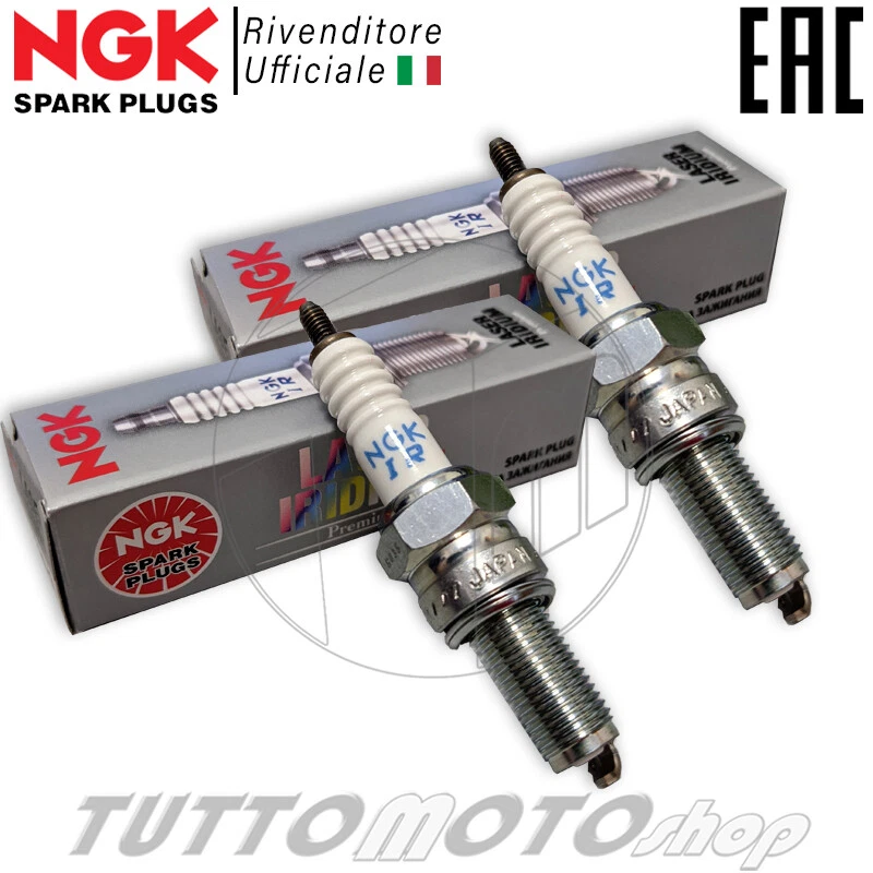2 CANDELE NGK IRIDIUM CR9EIA-9 KAWASAKI KLE VERSYS 650 2007 2008 2009 2010 2011