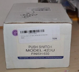 SDC 423U push switch finish 630 new Push To Exit illuminated new - Picture 1 of 4