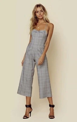 Blue Life Jumpsuit Romper Jumper with Criss-Cross Ties Size Small - Image 1 of 4