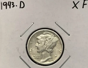 ⭐️1943-D Mercury Dime⭐️XF⭐️Extremely Fine ⭐️90% Silver⭐️ - Picture 1 of 2