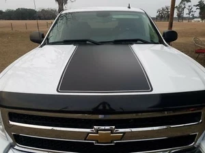 Silverado Chevrolet Hood Tailgate stripe 2007-2013 Decal Sticker Vinyl 3M - Picture 1 of 6