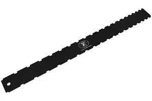 Aluminum Guitar Notched Straight Edge Steel 2 scale length Fender & Gibson - Picture 1 of 3