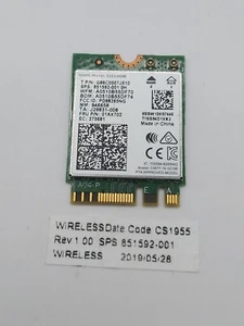INTEL 8265NGW OEM 851591-001 0H 01AX702 WIFI Module - Disassembled by an HP 830 G5 - Picture 1 of 1